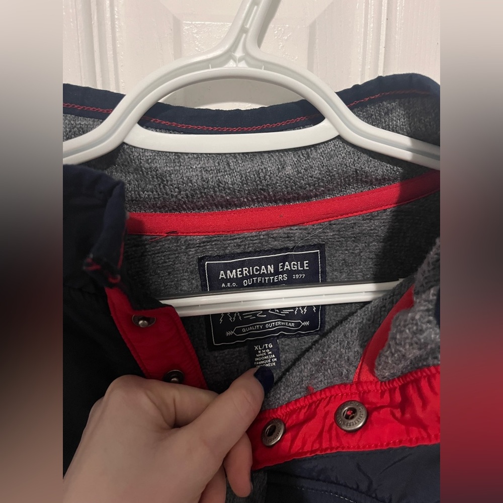 American Eagle T-Snap Pullover Extra Large - image 2